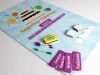 Set of individual dry-erase boards with a 5mm PVC backing and a complete set of magnets.