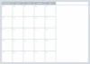 Magnetic dry-erase weekly planner board 509 - Simple grid design with fields for each day of the week.