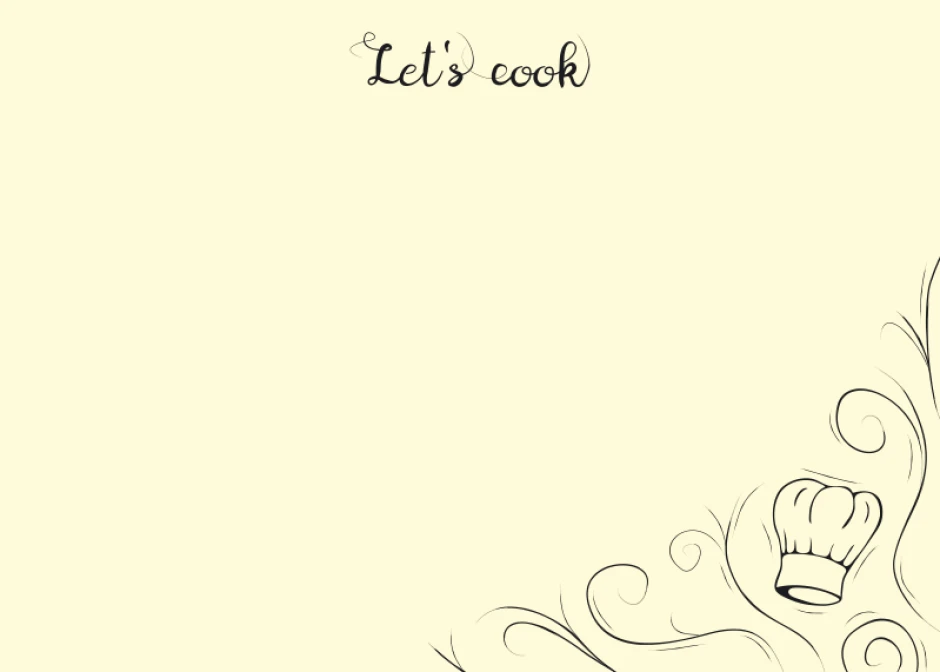 Magnetic dry-erase board for kitchen Lets Cook 536 - features a graphic design with the text Lets Cook on a light background.