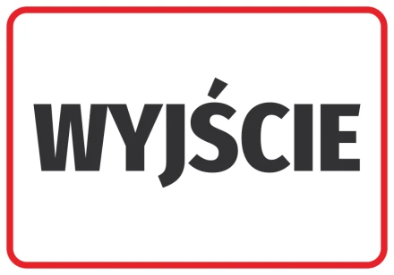 Information Sticker Exit N047