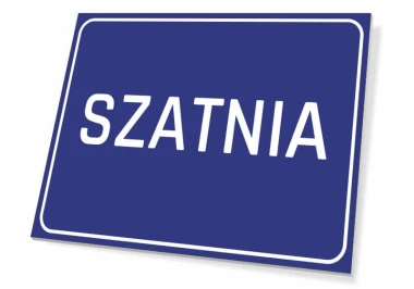 Locker sign - Graphic design. Rectangular sign with a blue background and white text "LOCKER ROOM".