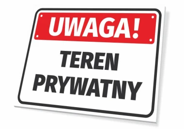 Private property sign in industrial style, perfect for fencing or office wall decor.