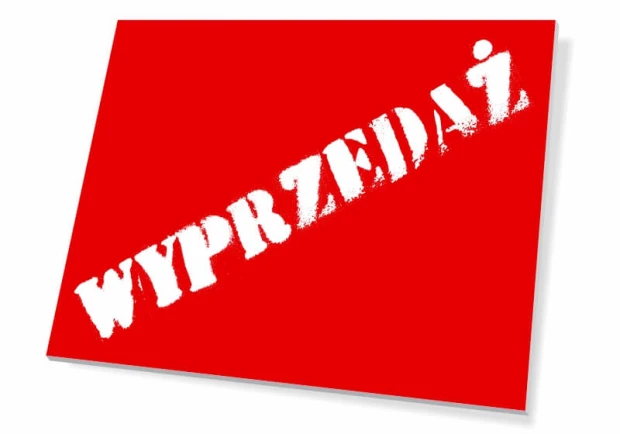 Sale Sign - Graphic Design. Red background with bold white text reading SALE in large, clear letters.
