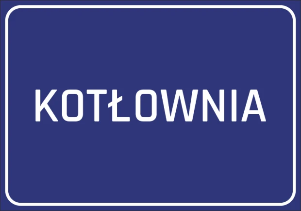 Boiler Room Sticker - Graphic design. Blue background with white text "BOILER ROOM" in simple letters.