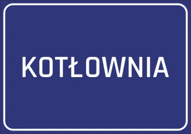 Boiler Room Sticker - Graphic design. Blue background with white text "BOILER ROOM" in simple letters.