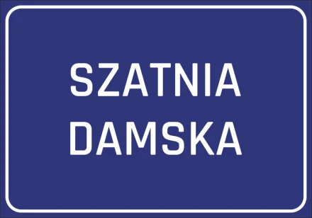 Information Sticker Women'S Cloakroom