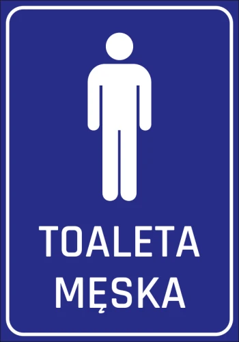 Information Sticker Toilet For Men N233