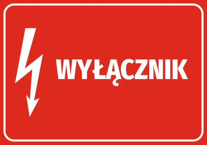 Switch Sticker - Graphic design. Red background with a white lightning symbol and the word SWITCH.