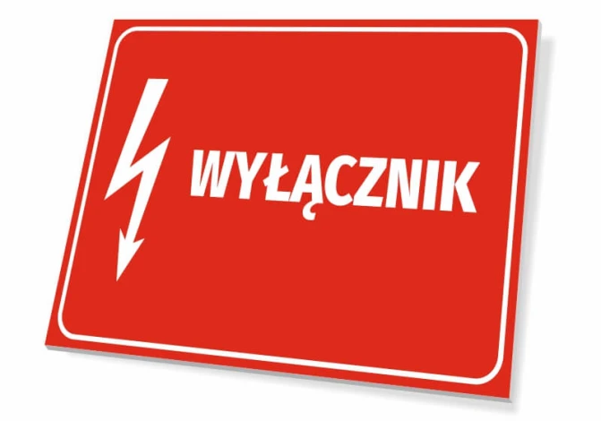 Switch Plate - Graphic Design. Red background with white text SWITCH and a lightning bolt symbol.