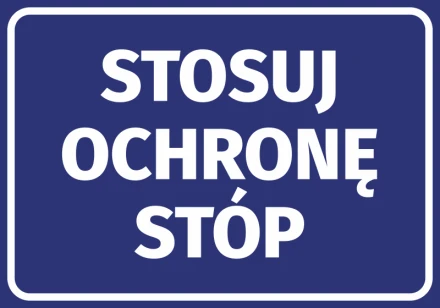 Information Sticker Wear Foot Protection