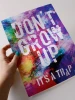 Dont Grow Up 153 poster - Graphic design with colorful splashes in shades of purple, blue, and yellow with white text.