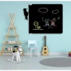 Chalkboard magnetic board for kids, woodpecker design - perfect for a bright children\'s room with light walls and furniture.