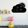 Chalkboard magnetic board for kids, sun and cloud design - perfect for a bright children\'s room decor.