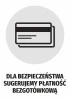 Sticker For safety, we recommend cashless payment - Graphic design. Icon of payment cards on a gray background.