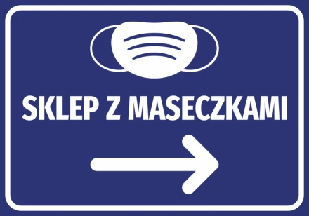Information Sticker A Shop With Masks N506