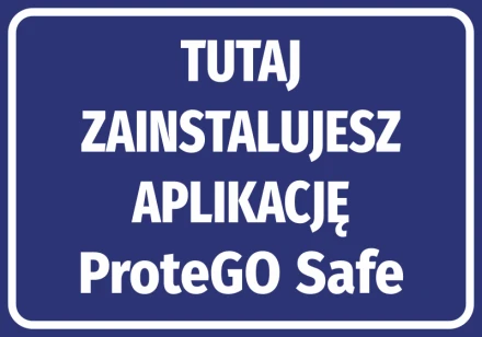 Information Sticker You Will Install The Protego Safe Application Here