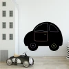 Chalkboard magnetic board for kids, car design - perfect for bright children\'s room decor.