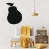 Chalkboard magnetic board pear 178 - Modern interior design with light walls and natural furniture.
