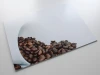 Dry-erase magnetic board coffee 208 - Graphic design featuring coffee beans in a white cup on a light background.