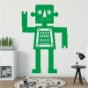 Painting template robot 2526 - Decor in a child\'s room. Light-colored walls, modern furniture.