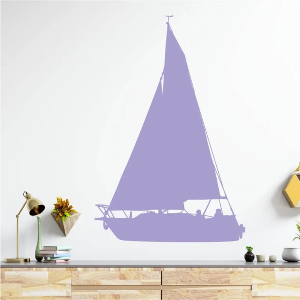Yacht wall template 2539 - Living room design with light walls, modern furniture, and a minimalist style.