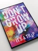Dont Grow Up 153 poster - Graphic design with colorful background and contrasting text.