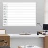 Magnetic dry-erase board lean planner 009 - Office setup with light-colored walls and furniture in shades.