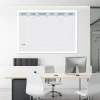 Magnetic Kanban board, dry-erase, lean design 093 - Bright office with white furniture.