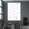Safety cross magnetic whiteboard lean 121 - Office arrangement. Walls in shades of gray.