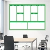 Dry-erase Lean Canvas magnetic board 099 - Office setup with light-colored walls and modern furniture.