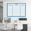 Lean 115 dry-erase Kanban board - Office setup with light-colored walls and modern minimalist furniture.