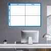 Eisenhower Matrix dry-erase board Lean 128 - Graphic design. Simple grid divided into four sections with headers.
