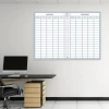 Lean 118 dry-erase board - Office setup with light-colored walls and a dark wood desk.
