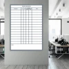 Dry-erase attendance board lean 131 - Office setup with light-colored walls and modern furniture in shades.