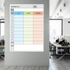 Lean production efficiency whiteboard 8h 067 - Office setup with light-colored walls, modern design.