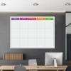 Scrum task lean board dry-erase whiteboard 140 - Office decor with gray walls and modern furniture.