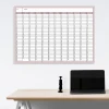 Universal dry-erase annual calendar, Polish version 283 - Rectangular grid with columns and rows.