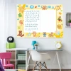 Magnetic dry-erase writing board 011 - Decorated in a bright children\'s room with light-colored walls and furniture.