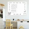 Dry-erase writing board for kids EDU 060 - Brightly colored walls, simple decor in a children\'s room.