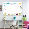 EDU dry-erase multiplication board 026 - Office setup with light-colored walls and modern furniture.