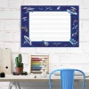 Magnetic dry-erase five-line board 013 - Styled in a child\'s room with light-colored walls and furniture.