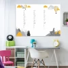 Magnetic dry-erase writing board for kids, perfect for a bright children\'s room decor.