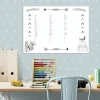 Magnetic writing board for kids, perfect for a colorful room, supporting education.