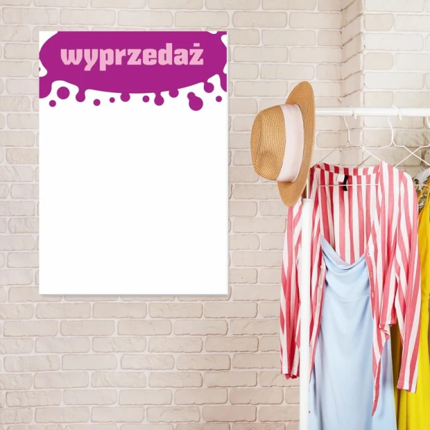 Magnetic whiteboard 023 sale - hallway arrangement with light-colored walls and a coat rack.