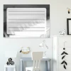 Magnetic whiteboard with five lines for piano, perfect for a child\'s room with light-colored walls.