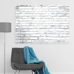 Dry-erase board 01X 066 brick - Designed for a modern office with gray walls and minimalist furniture.
