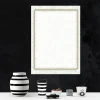 White dry-erase board 01X 078 frame - Graphic design with a subtle, symmetrical pattern.