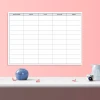 Weekly planner whiteboard 037 in pastel design, perfect for task organization in modern spaces.