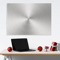 Whiteboard 155 metal - Graphic design featuring concentric circles in shades of gray.