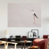 Bird dry-erase board 230 - Styled in a modern living room with light-colored walls and gray furniture.